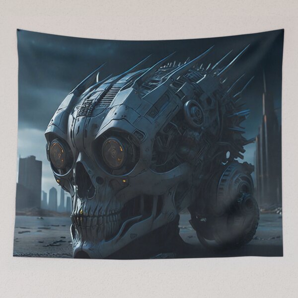 Item preview, Head of a dead Cyborg designed and sold by Pixeledfox.