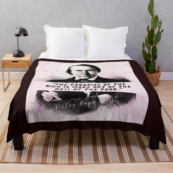 Item preview, Victor Hugo quote: The paradise of the rich is made out of the hell of the poor. designed and sold by artbleed.