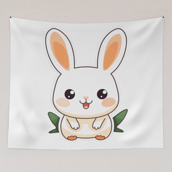 Item preview, cute simple bunny designed and sold by PrintDesignLab.