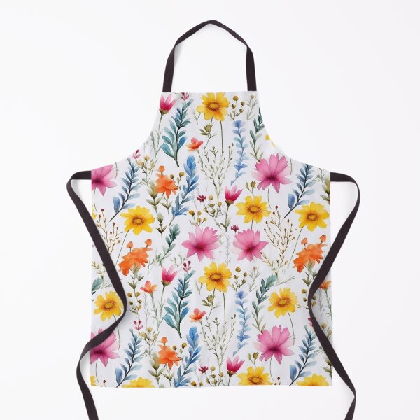Artikelvorschau, Aquarell-Muster mit verschiedenen Wildblumen 3 entworfen und verkauft von DigitalPatternx.