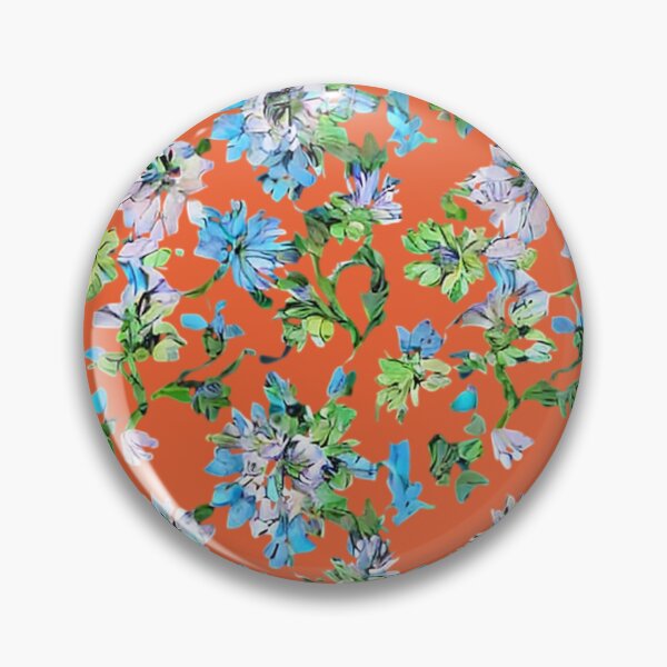 Item preview, White and Light-Blue Flower Pattern designed and sold by RobotWear.