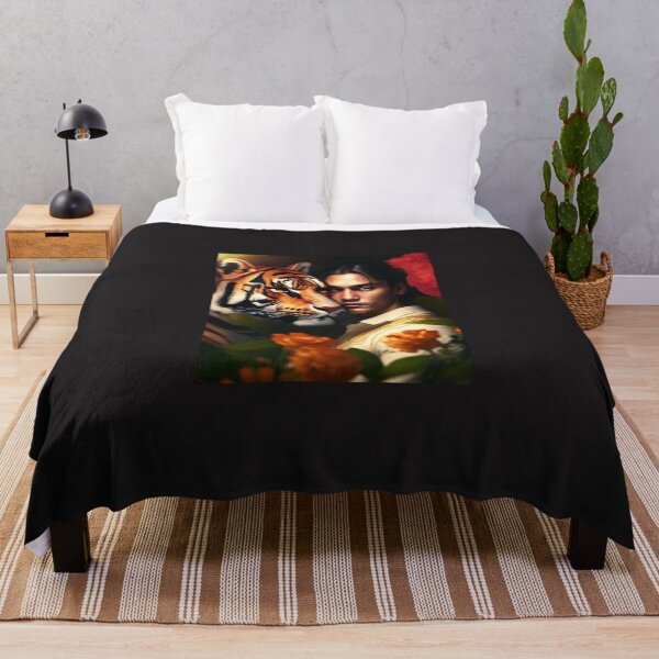 Item preview, man and tiger digital art designed and sold by artedigitaluy.