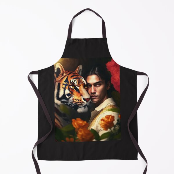 Item preview, man and tiger digital art designed and sold by artedigitaluy.