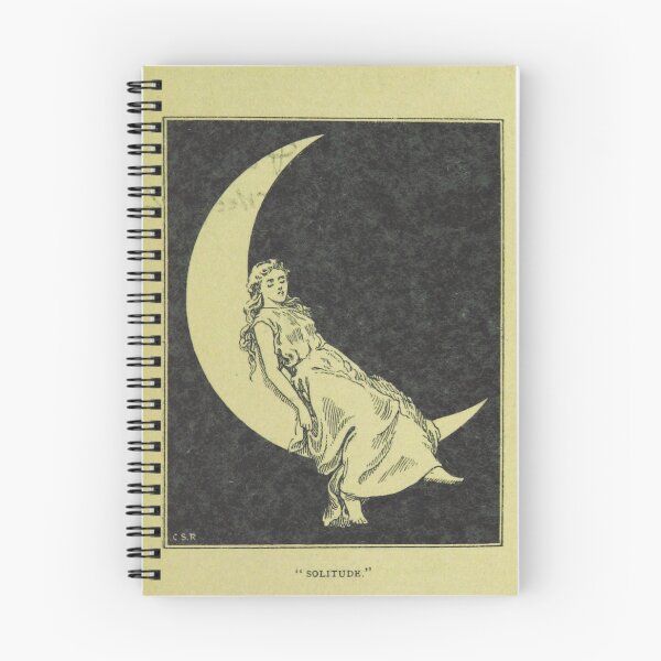 Item preview, Ilustración vintage victoriana de una chica en la luna designed and sold by jessomade.