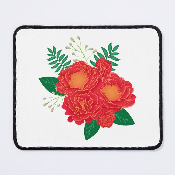 Item preview, Bouquet of red flowers. designed and sold by Mallva.