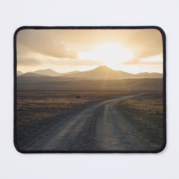 Item preview, Lanzarote Dirt Road Sunset Countryside Canary Islands Spain designed and sold by SmileMoreAgain.