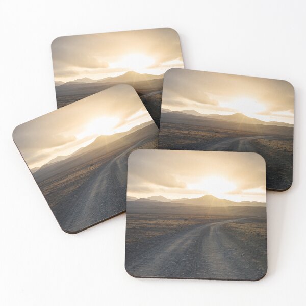 Item preview, Lanzarote Dirt Road Sunset Countryside Canary Islands Spain designed and sold by SmileMoreAgain.