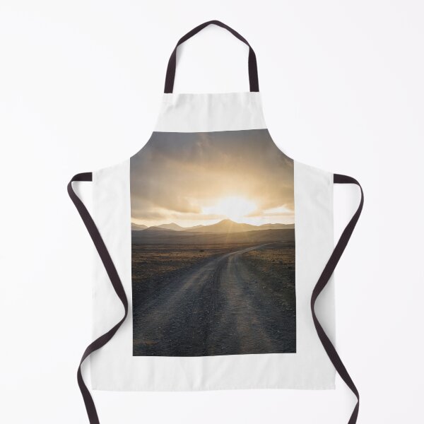 Item preview, Lanzarote Dirt Road Sunset Countryside Canary Islands Spain designed and sold by SmileMoreAgain.