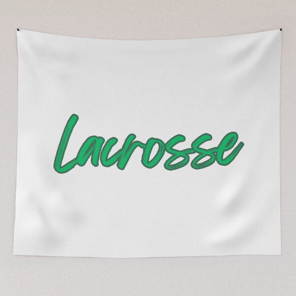 Item preview, Green Lacrosse lettering designed and sold by LuckyPenni.