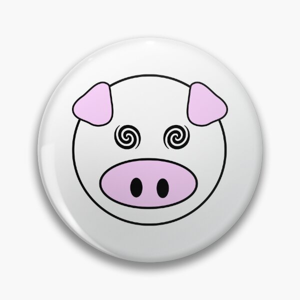 Artikelvorschau, Halluzination Schwein Emoji entworfen und verkauft von m2inspiration.