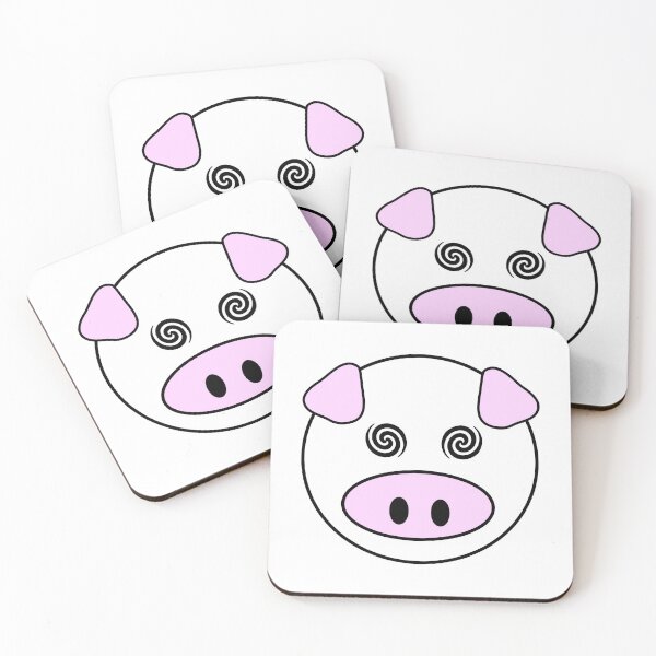 Item preview, Hallucination Pig Emoji designed and sold by m2inspiration.