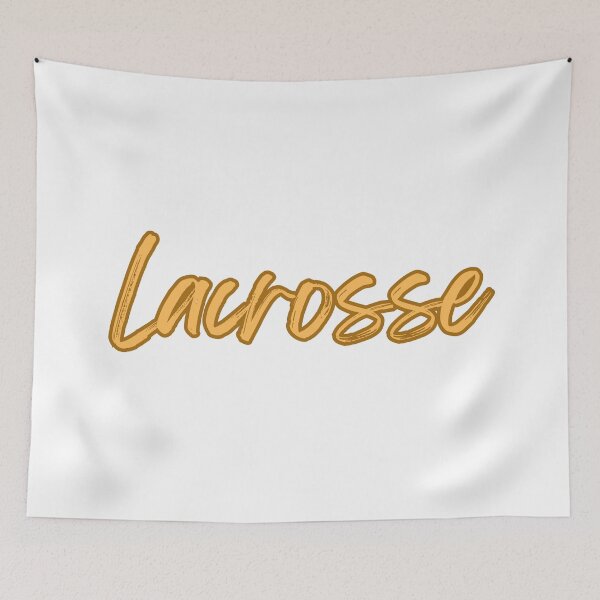 Item preview, Orange Lacrosse lettering designed and sold by LuckyPenni.