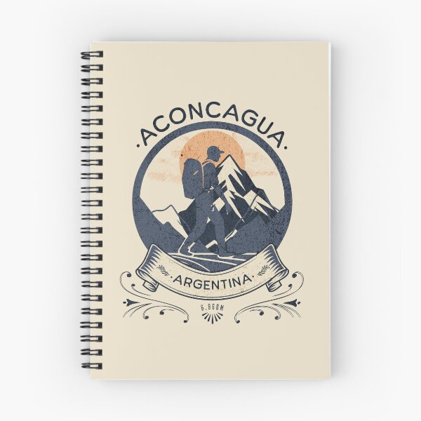 Item preview, Aconcagua Mountain | Hiking & Trekking | Vintage Style designed and sold by Tee-Craftify.