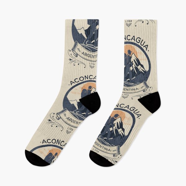 Item preview, Aconcagua Mountain | Hiking & Trekking | Vintage Style designed and sold by Tee-Craftify.