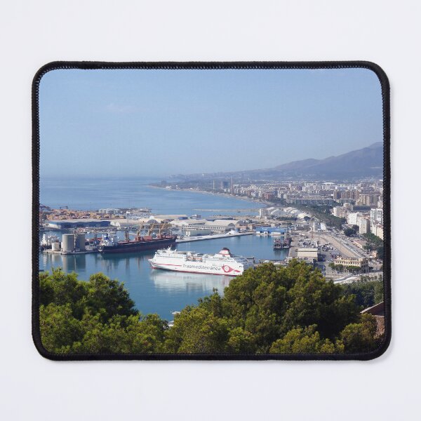 Item preview, Malaga city and port from Gibralfaro designed and sold by paulboizot.