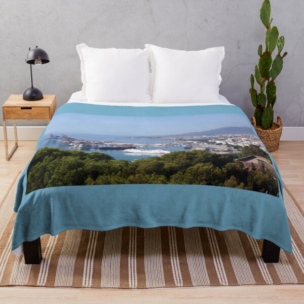 Item preview, Malaga city and port from Gibralfaro designed and sold by paulboizot.