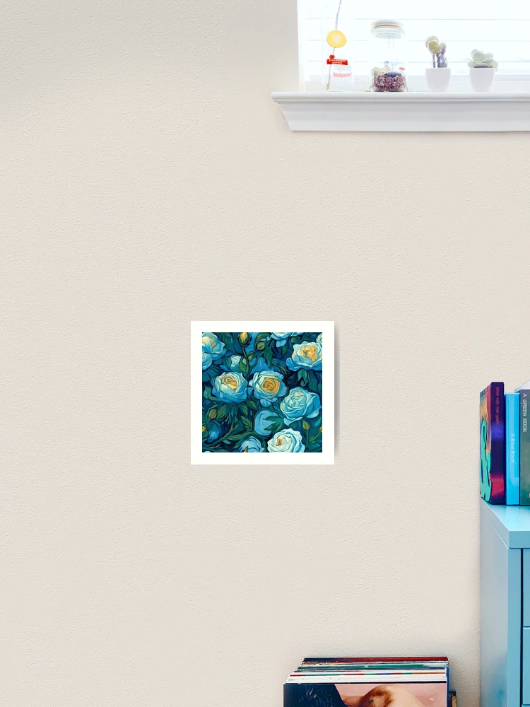 Thumbnail 2 of 3, Art Print, Van Gogh Roses Pattern 3 designed and sold by DigitalPatternx.