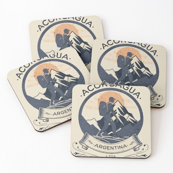 Item preview, Aconcagua Mountain | Hiking & Trekking | Vintage Style designed and sold by Tee-Craftify.
