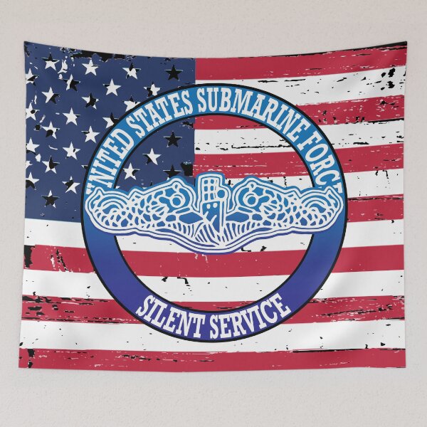 Item preview, United States Submarine Force Silent Service White Dolphins designed and sold by MadMando.