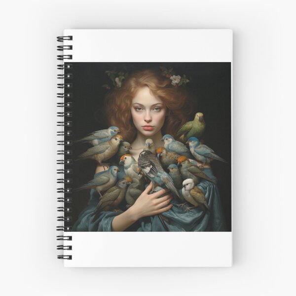 Item preview, Beauty woman with birds  designed and sold by SmileshareShop.