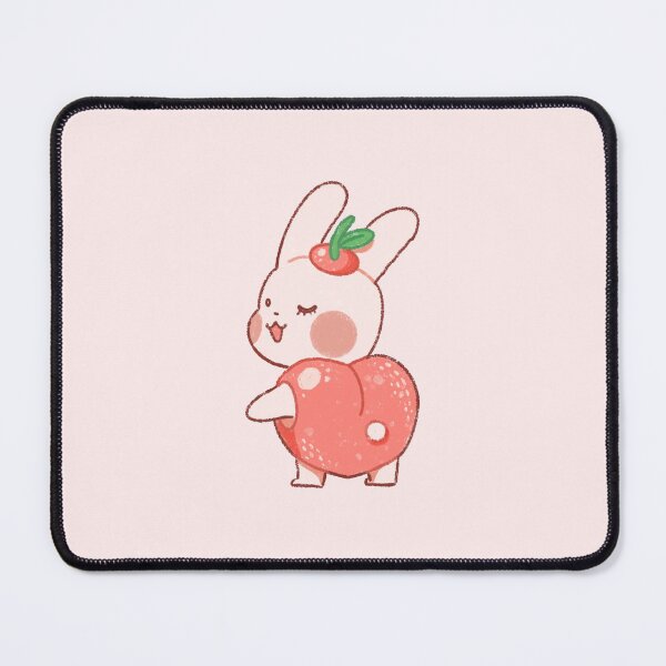 Item preview, Bunny Peach Rabbits Sticker designed and sold by blushpom.
