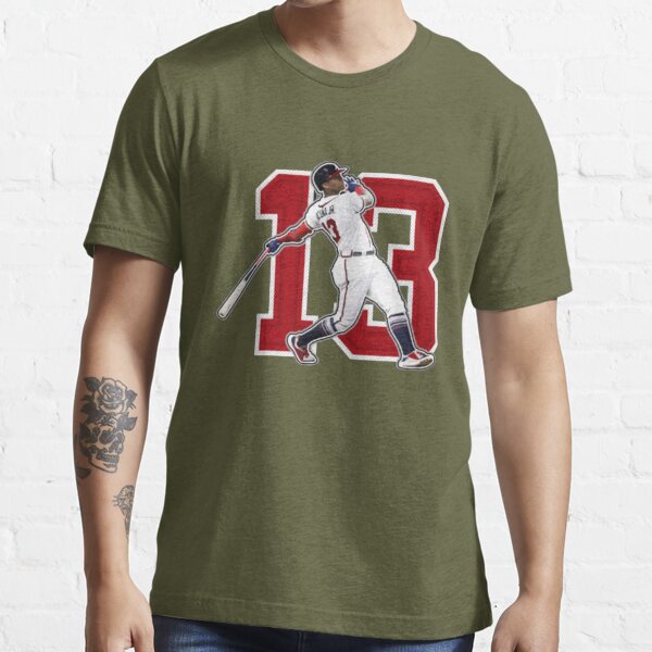  Ronald Acuna Jr 13 MLBPA Ronald Acuña Jr. Baseball Player T- Shirt : Clothing, Shoes & Jewelry