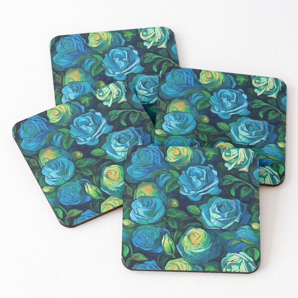 Item preview, Van Gogh Roses Pattern 5 designed and sold by DigitalPatternx.