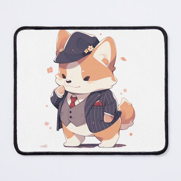 Item preview, Suited Corgi designed and sold by Nowshin Tasnim.