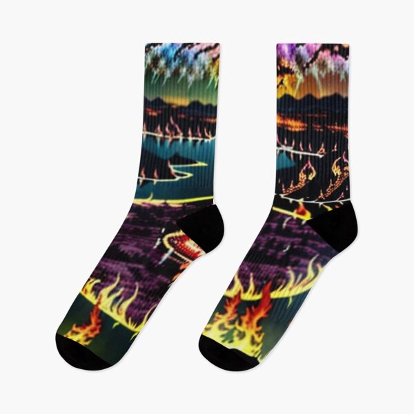 Item preview, Burning World Colorful Flames designed and sold by Source919.