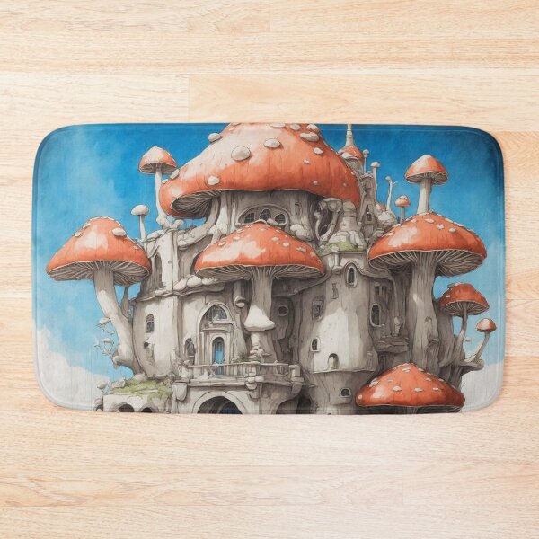 Item preview, Enchanting Mushroom Castle: A Whimsical Fungal Fantasy 19 designed and sold by TheTechnoCanvas.
