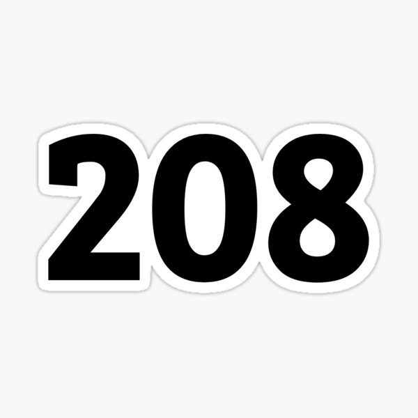 208 Sticker