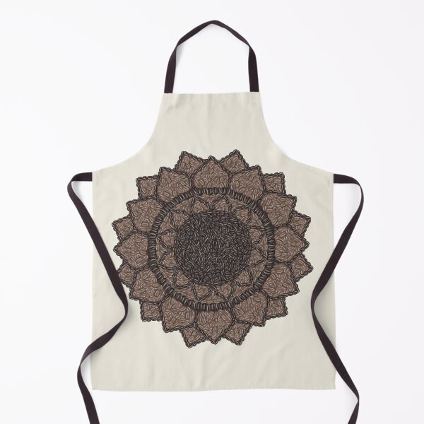 Aperçu de l'œuvre Mandala-Coffee Beans-Modern Organic-Coffee Art créée et vendue par artcolory.