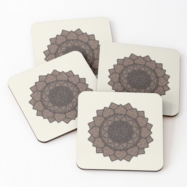 Item preview, Mandala-Coffee Beans-Modern Organic-Coffee Art designed and sold by artcolory.
