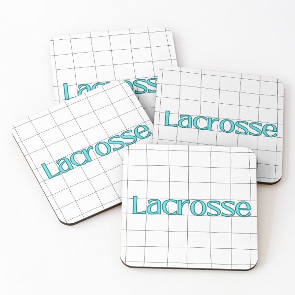 Item preview, Teal Lacrosse checkered lettering designed and sold by LuckyPenni.