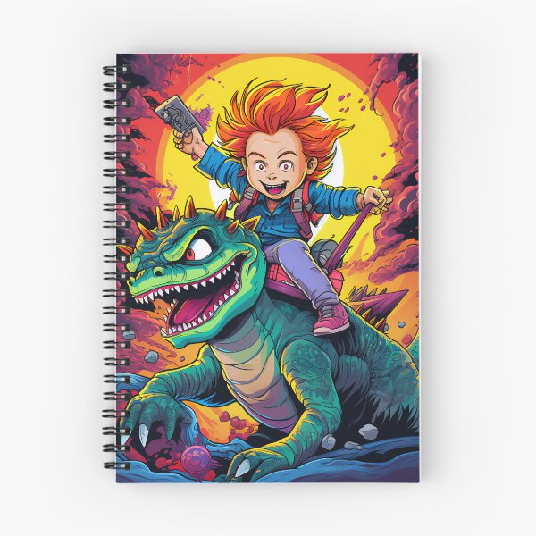 Item preview, Chuckie Finster on Reptar Rugrats Kaiju style art poster designed and sold by CodeytheArtist.