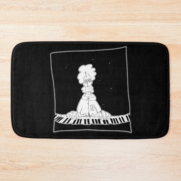 Item preview, False note...2 Piano. black on white. designed and sold by AtelierFafard.