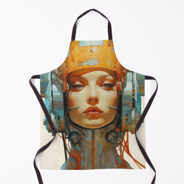 Item preview, Starship Pilot - Futuristic Woman Portrait Inspired by Moebius designed and sold by Vril Design.