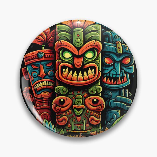 Item preview, The Tiki Baddies designed and sold by GloriousIdiot.