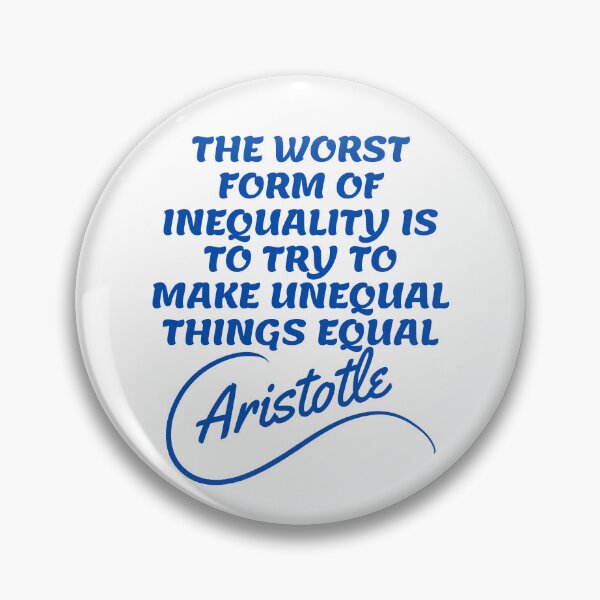 Item preview, Aristotle Quotes - Inequality designed and sold by Writer Quotes.