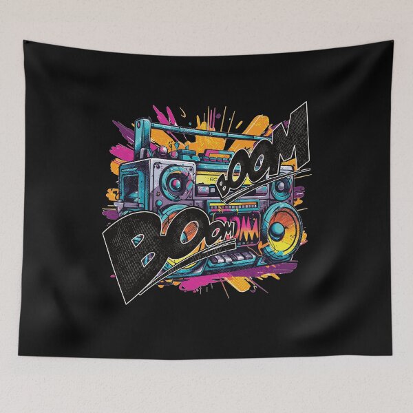 Item preview, Boom box Boom! Boom! - funny saying designed and sold by VichallanStudio.