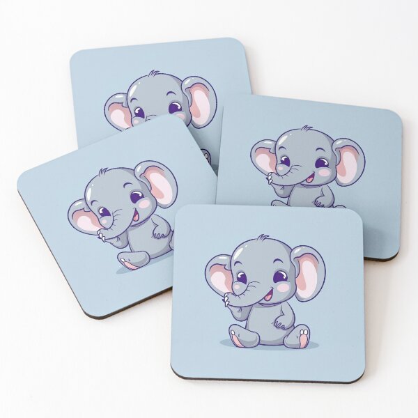 Item preview, Adorable Cartoon Baby Elephant designed and sold by TheFullFantasy.