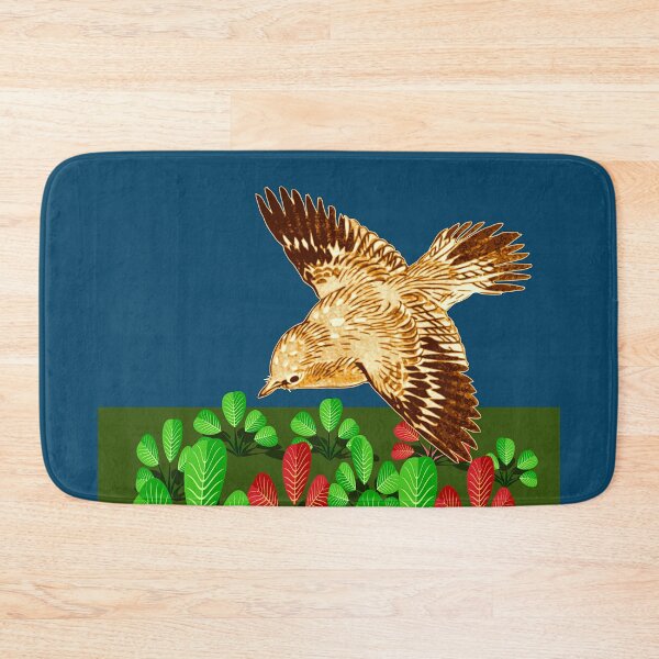 Item preview, Graceful Bird in Flight - Dark Teal Background designed and sold by DeevaValli.