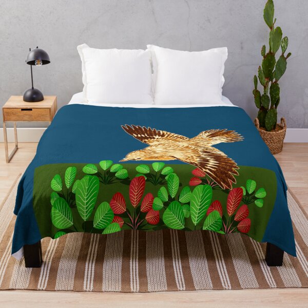 Item preview, Graceful Bird in Flight - Dark Teal Background designed and sold by DeevaValli.