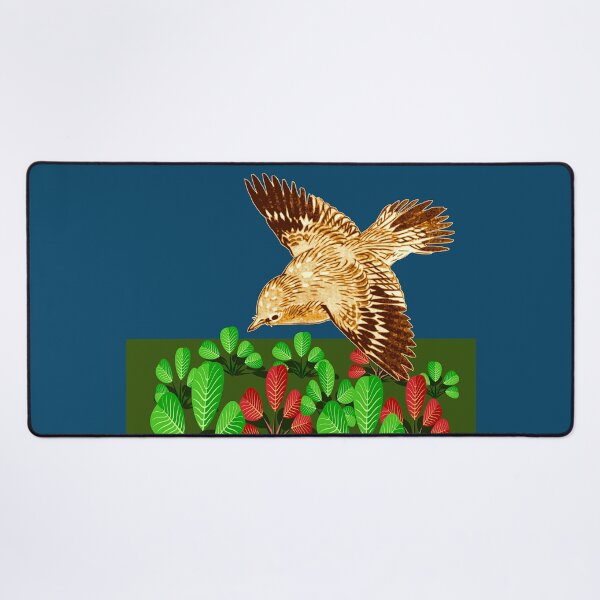 Item preview, Graceful Bird in Flight - Dark Teal Background designed and sold by DeevaValli.