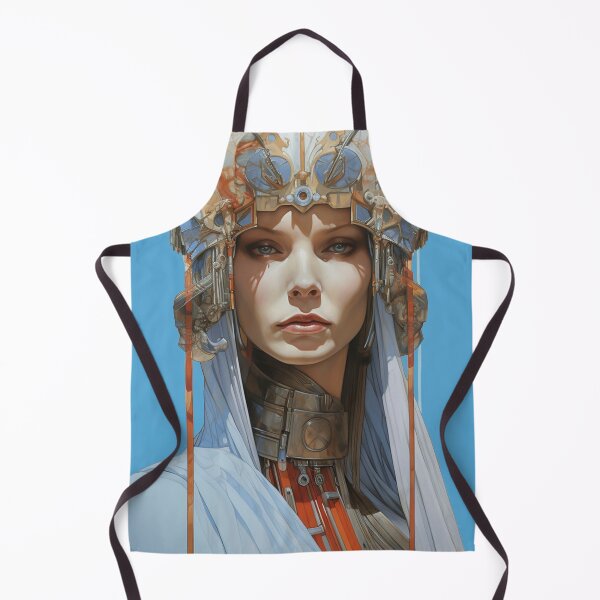 Item preview, Hyperborean Priestess - Woman Portrait Inspired by Moebius designed and sold by Vril Design.
