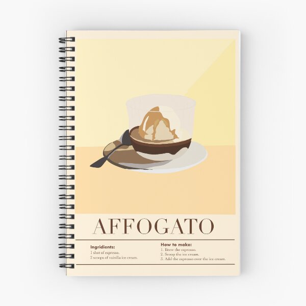 Item preview, Affogato coffee dessert design designed and sold by Agapeart111.