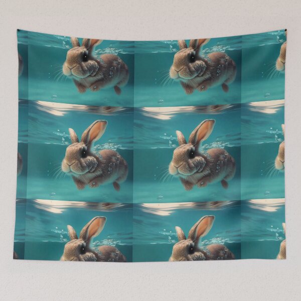 Aperçu de l'œuvre Lapin Nirvâna créée et vendue par Bunnybarbell.