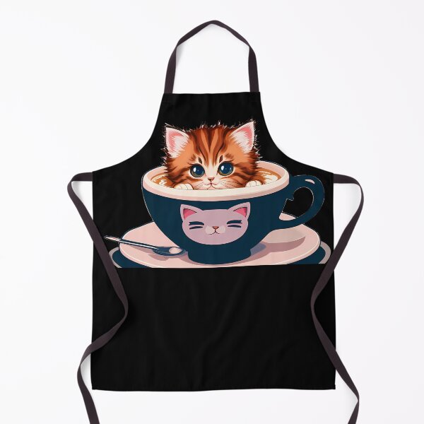 Item preview, Cuddly Feline in a Mug designed and sold by Mechanical-Artt.