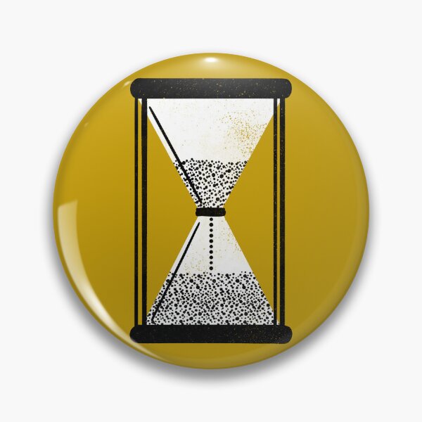 Item preview, The Time Is Near - Midcentury Modern Hourglass designed and sold by ConfettiCreate.