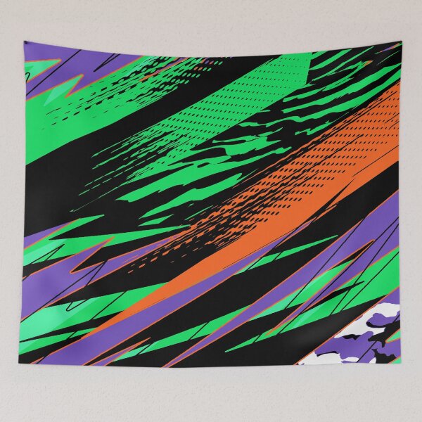 Item preview, purple craziness green atomic designed and sold by Sympetrum.